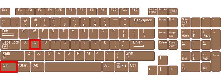 表示しているWEBページを保存する