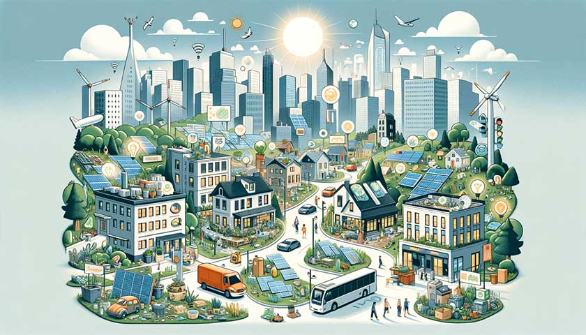 環境に優しいまちづくりとエネルギーの賢い使い方