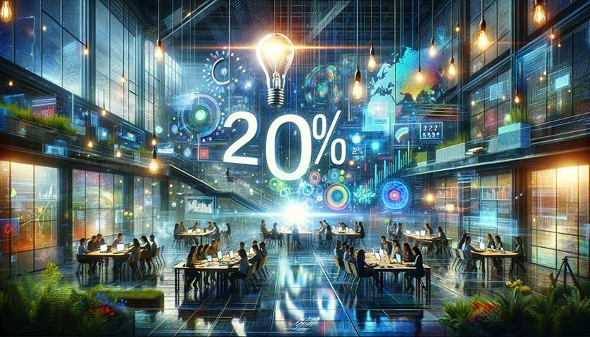 まとめ：競争力の源泉、20％ルール