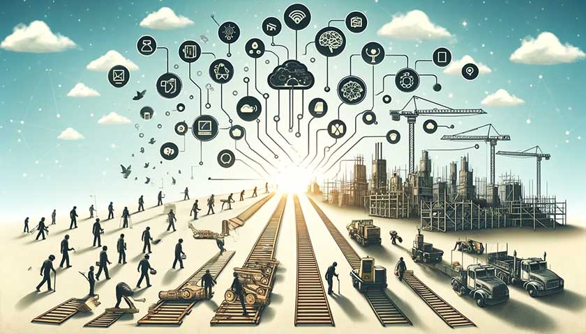 土木建設業界、デジタルで大変身！