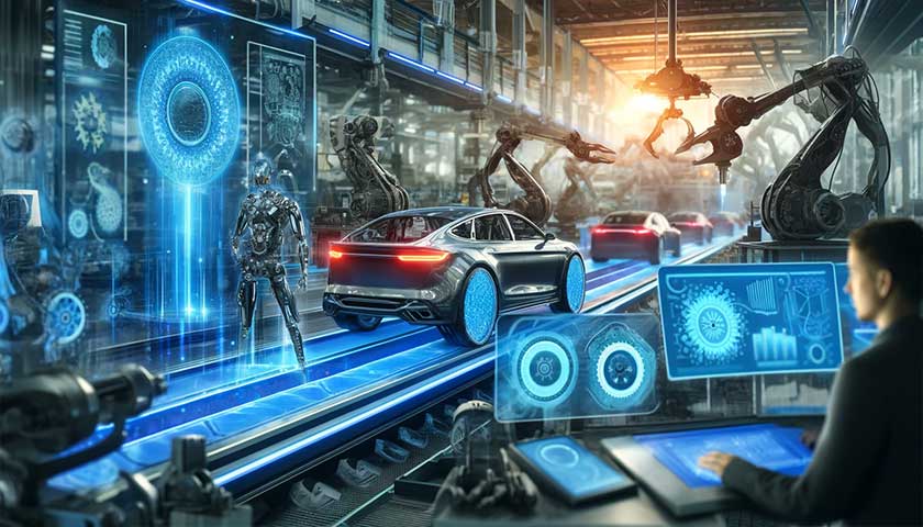 自動車製造業界の未来を切り開くAI技術の力
