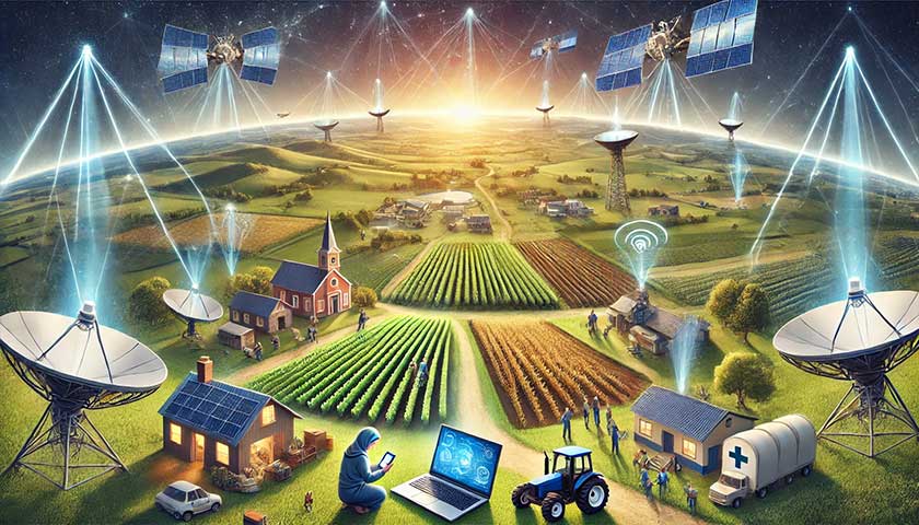 スターリンクの地方や農村地域への普及と影響