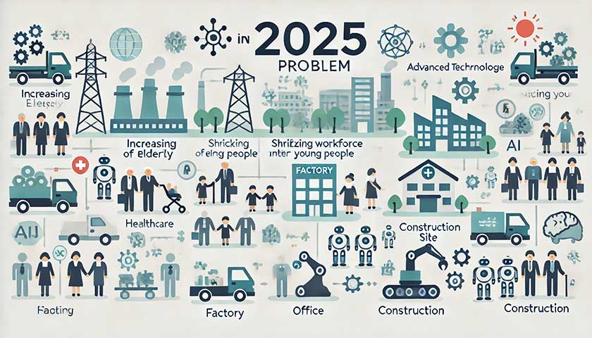 2025年問題とは？日本社会が直面する高齢化と技術革新の課題