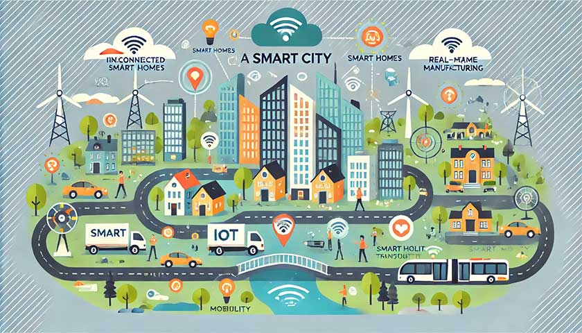 Society5.0時代のスマートシティ実現に向けたIoTとスマートモビリティの革新