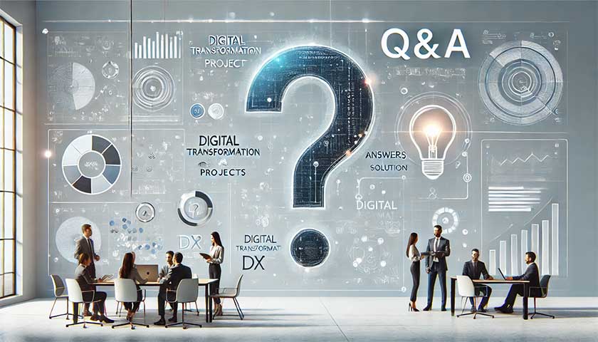 DXプロジェクト成功のために知っておきたい会社の特徴に関しての「よくある質問」