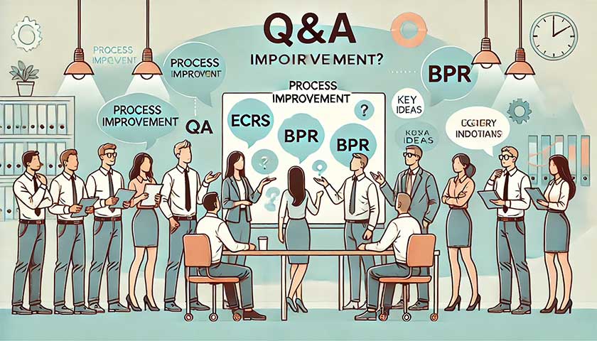 ECRS手法で簡単BPR！現場でできる改善アプローチに関する「よくある質問」