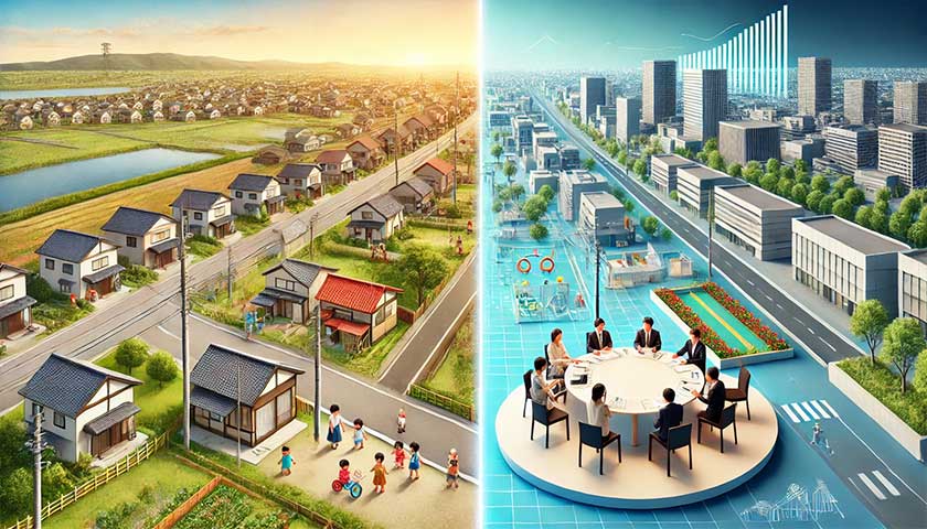 県と自治による効果的な人口減少対策