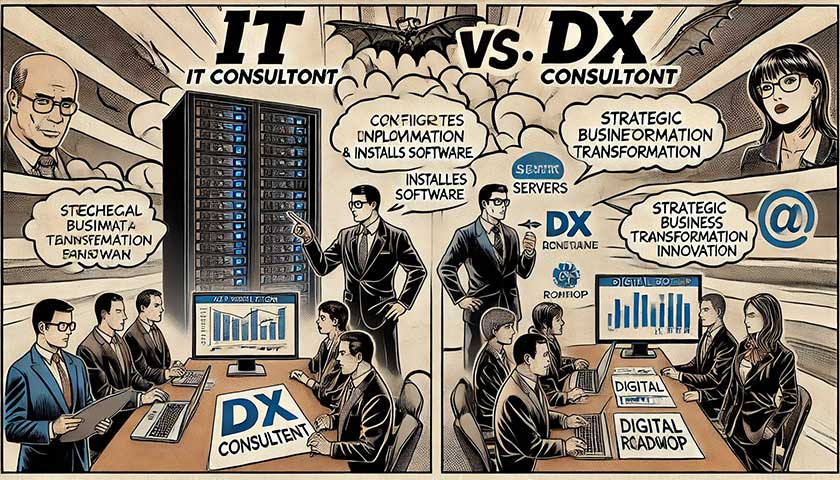 ITコンサルとの違い：DXコンサルのメリットとデメリット