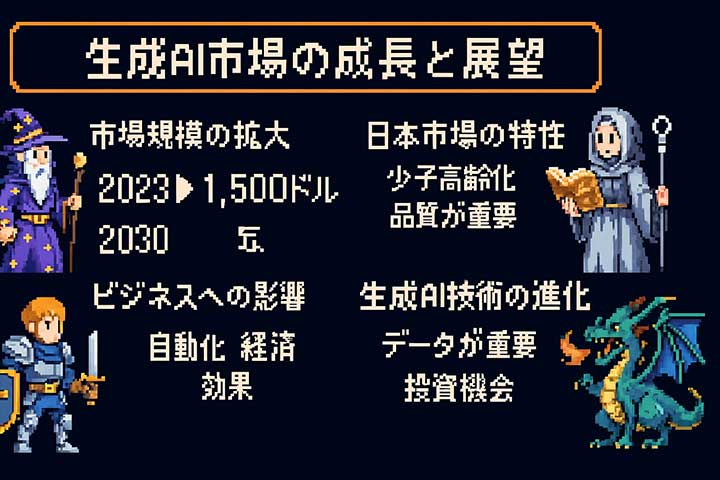 生成AI市場の2030年への急成長予測：世界と日本の市場規模に関しての「よくある質問」