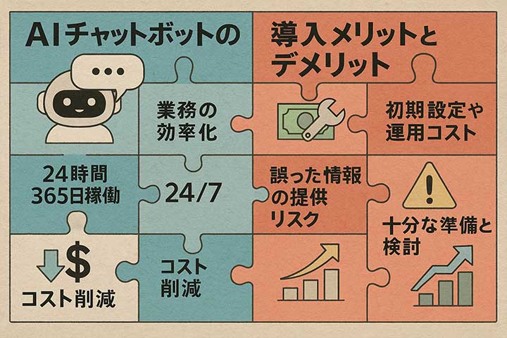 AIチャットボットの導入メリットとデメリット