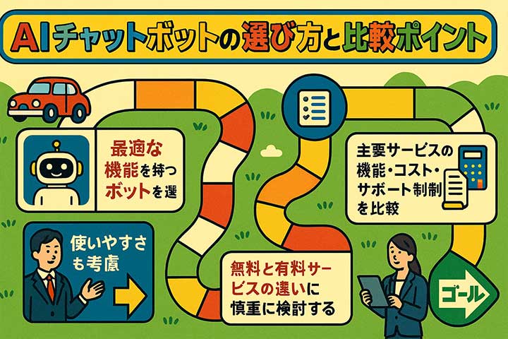 AIチャットボットの選び方と比較ポイント