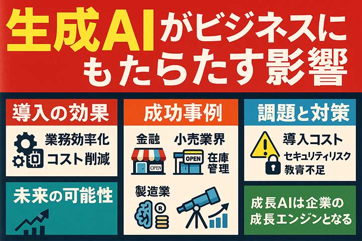 生成AIの導入がビジネスに与える影響とは？