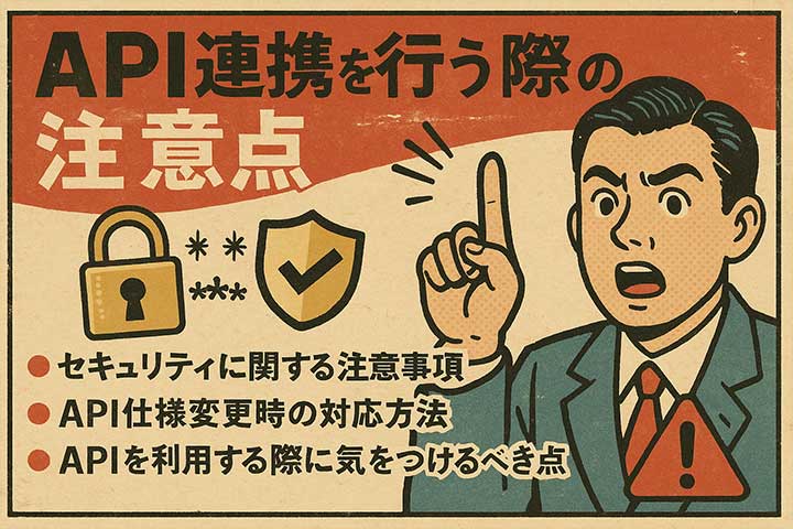 API連携を行う際の注意点