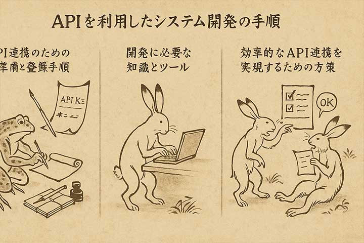 APIを利用したシステム開発の手順