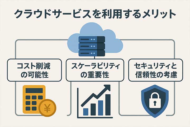 企業がクラウドサービスを利用するメリットとは？