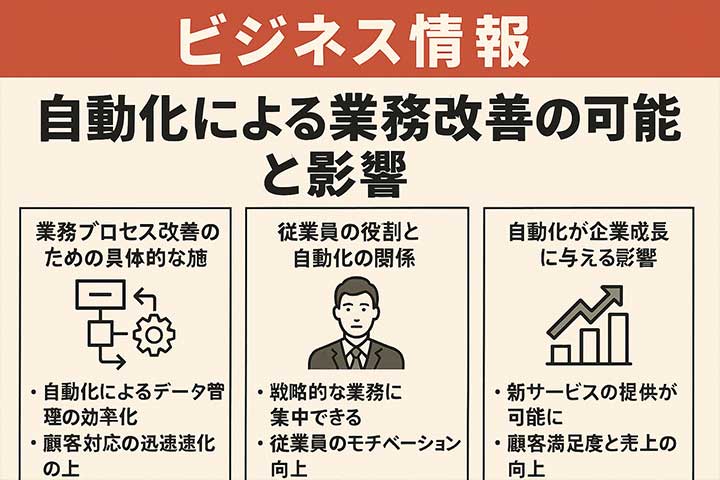 自動化による業務改善の可能性と影響