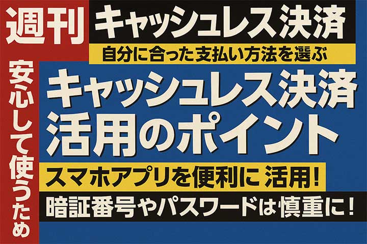 キャッシュレス決済を活用するためのポイント