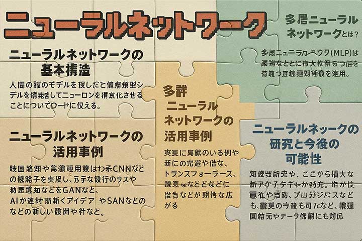 ニューラルネットワークの種類とその違い