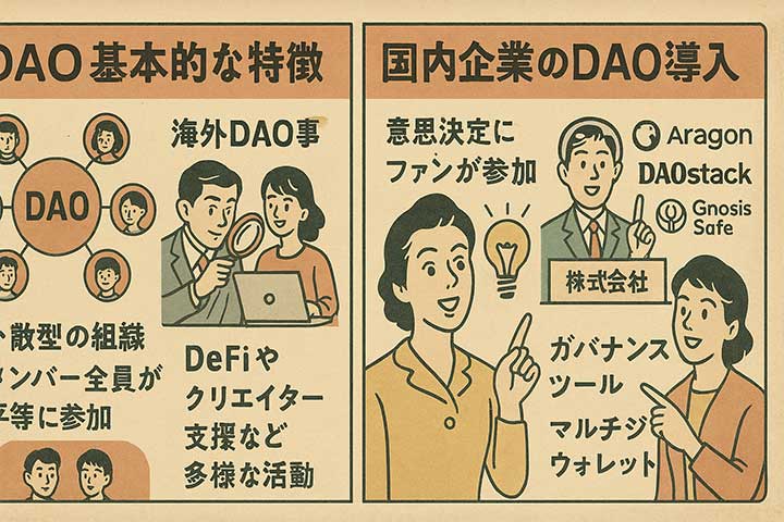 海外のDAOと日本のDAOの比較
