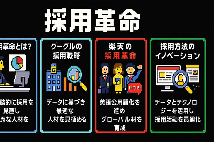 採用革命：グーグル・楽天・トヨタも。企業変革と解決策に関しての「よくある質問」