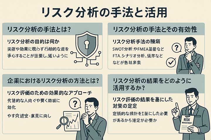 企業におけるリスク分析の方法とは？
