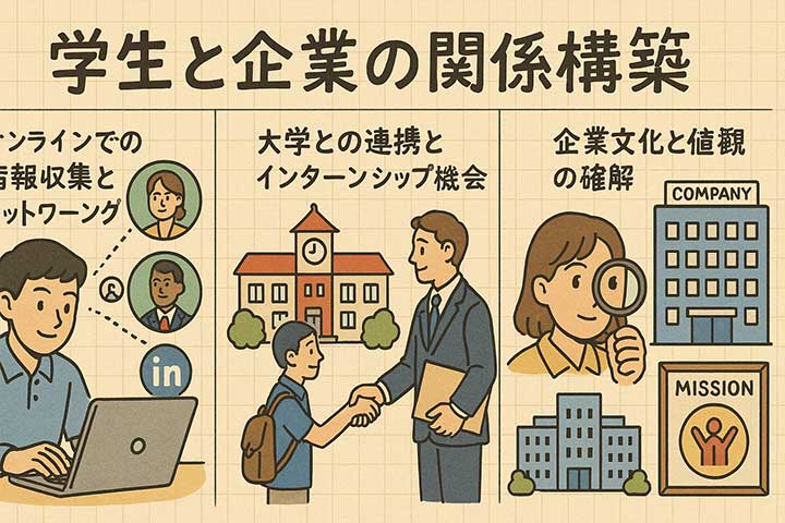 学生と企業の関係構築
