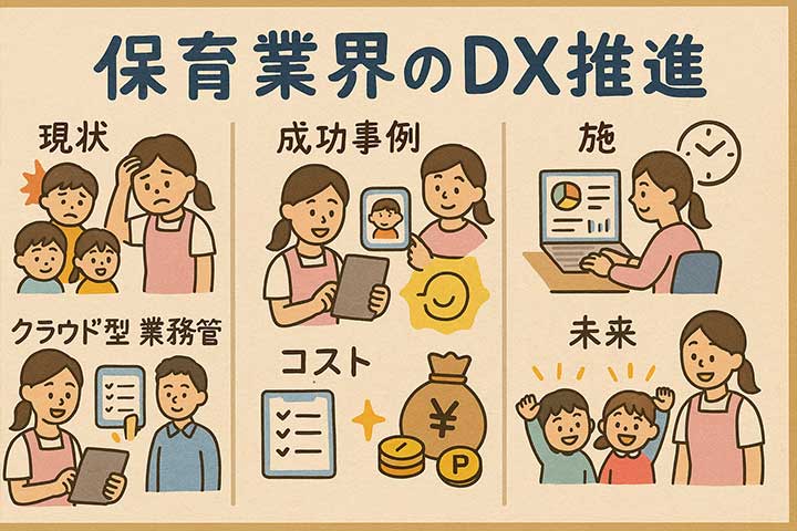 保育園でのDX化の具体的な事例は？