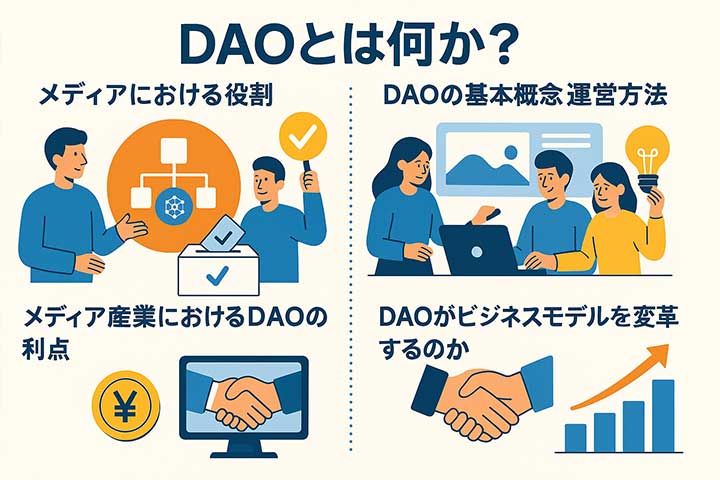 DAOとは何か？メディアにおける役割