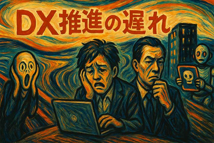 海外と比較した日本のDX課題