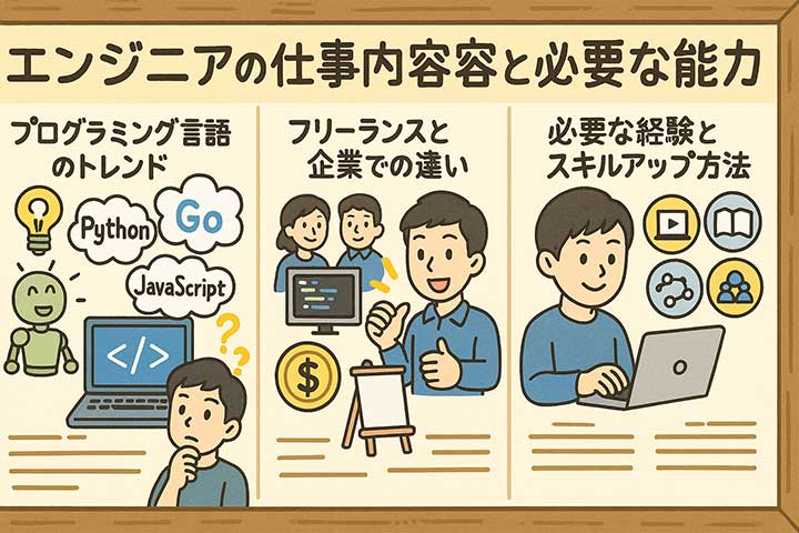エンジニアの仕事内容と必要な能力