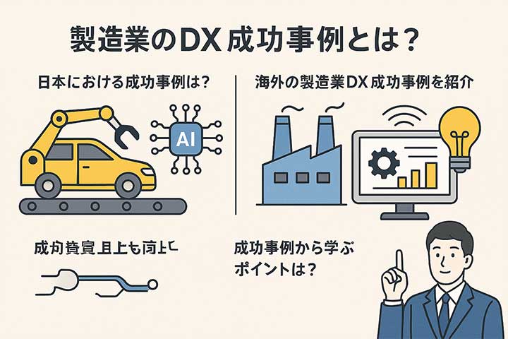 製造業のDX成功事例とは？