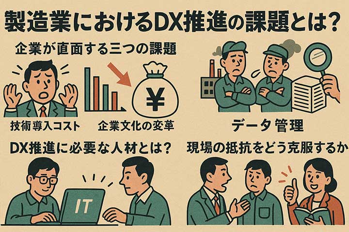 製造業におけるDX推進の課題とは？