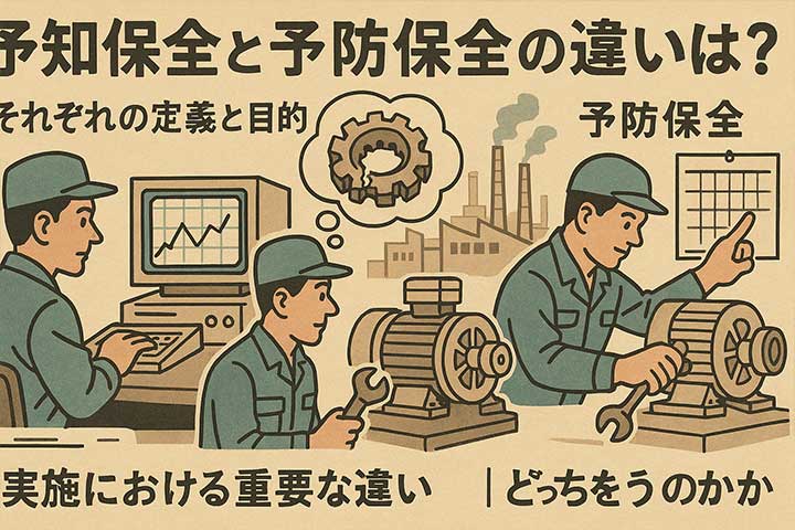 予知保全と予防保全の違いは？