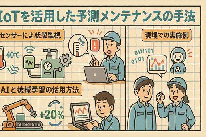 IoTを活用した予測メンテナンスの手法