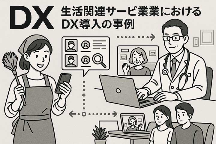 生活関連サービス業におけるDX導入の事例