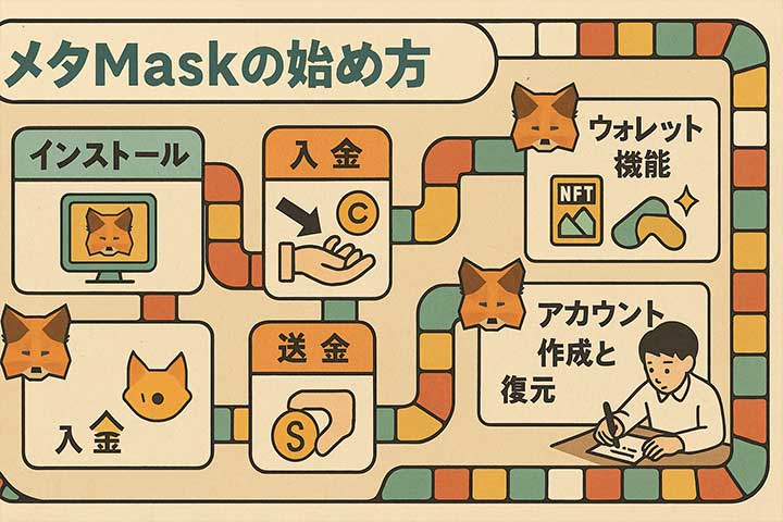 メタマスクでの送金方法とその流れ