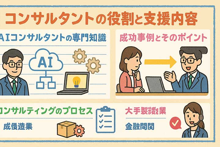 コンサルタントの役割と支援内容