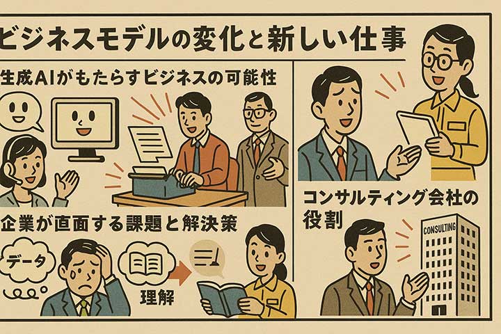 ビジネスモデルの変化と新しい仕事