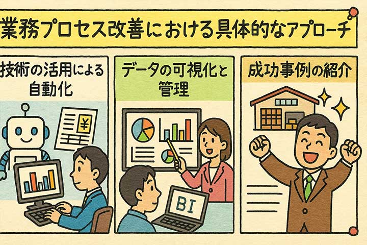 業務プロセス改善における具体的なアプローチ