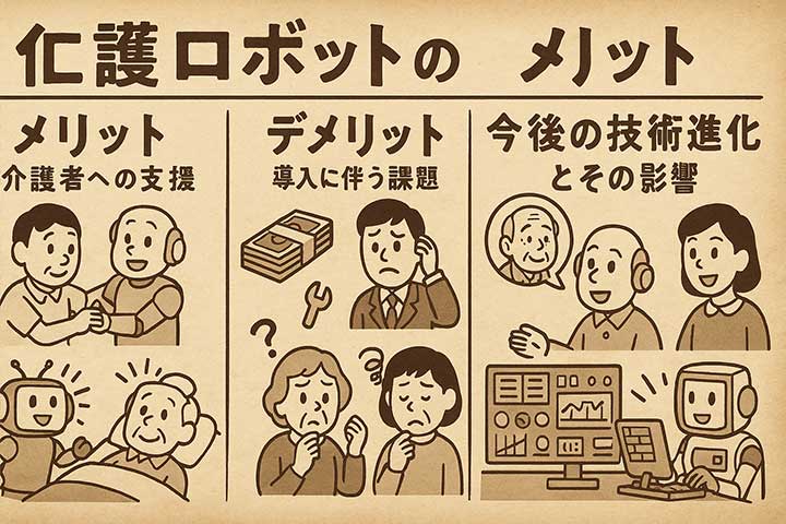 介護ロボットのメリットとデメリット