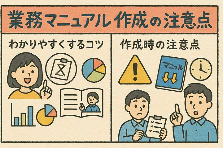 業務マニュアル作成のコツと注意点は？