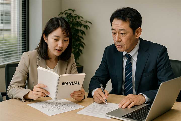 業務マニュアルの作り方：作成手順、コツ、メリット・デメリットに関しての「よくある質問」