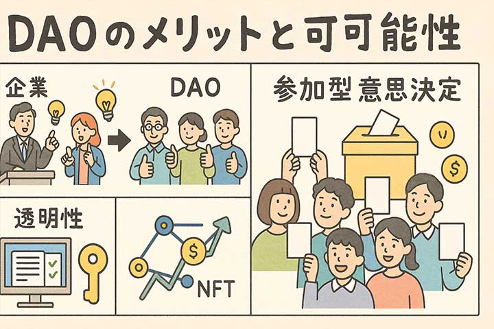 DAOのメリットと可能性