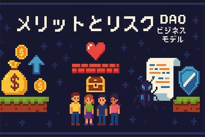 DAOビジネスモデルのメリットとリスクは？