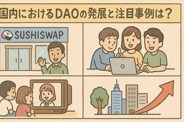 国内におけるDAOの発展と注目事例は？