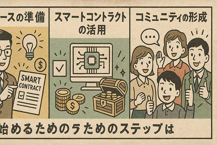 DAOビジネスモデルを始めるためのステップは？