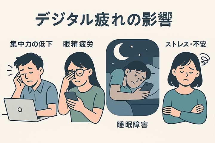 デジタル疲れの影響