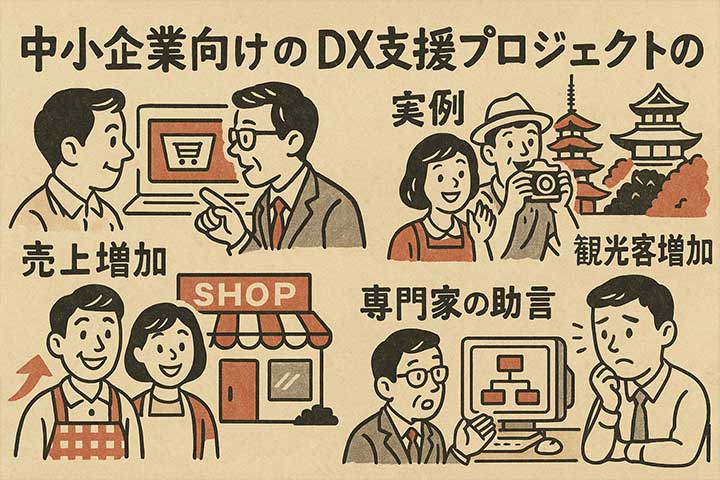 中小企業向けのDX支援プロジェクトの事例