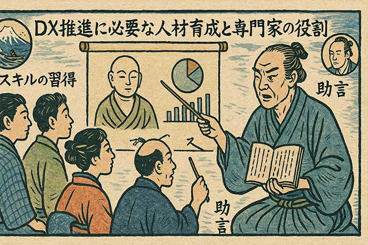 DX推進に必要な人材育成と専門家の役割