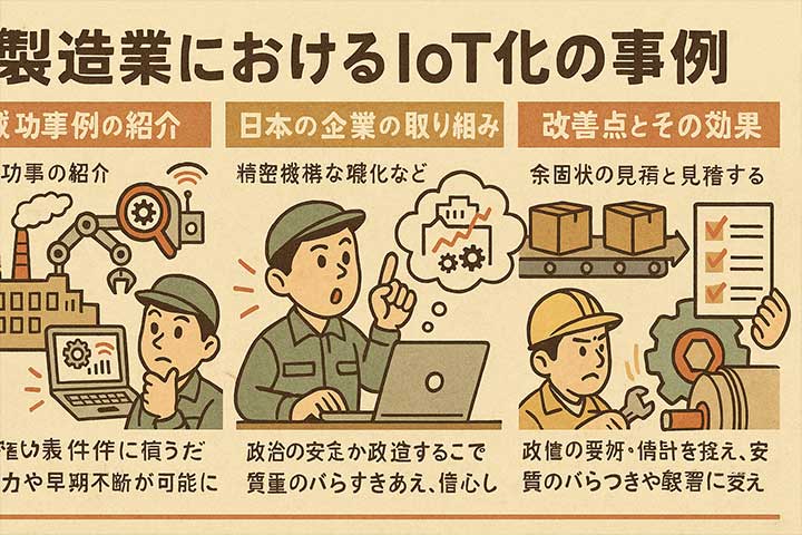 製造業におけるIoT化の事例